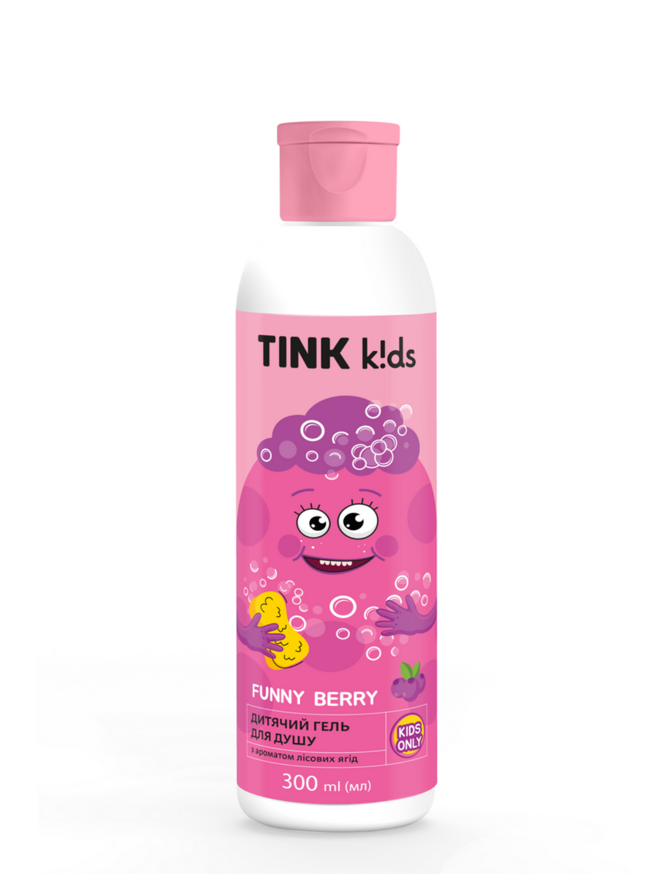 Дитячий гель для душу Funny Berry Tink kids 300 мл