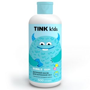 Дитячий засіб для купання 3 в 1 Bubble Gum Tink kids 500 мл