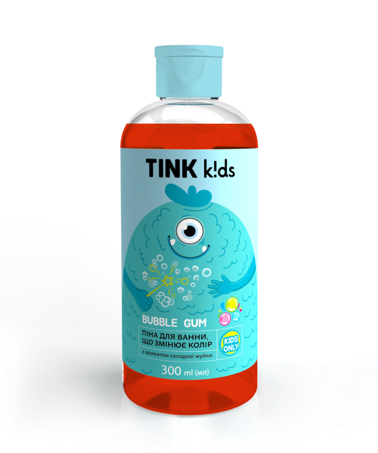 Піна для ванни, що змінює колір Bubble Gum Tink kids 300 мл