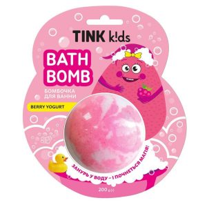 Бомбочка для ванни Berry Yogurt Tink kids 200 г