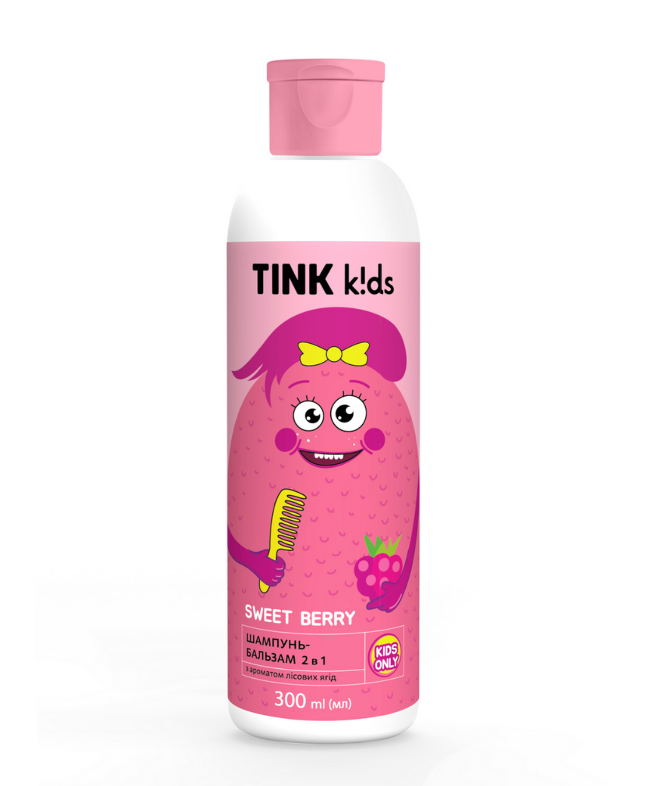 Шампунь-бальзам 2 в 1 Sweet Berry Tink kids 300 мл