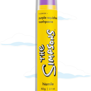 Зубна паста з фруктовим ароматом Hismile The Simpsons Purple Squishee Toothpaste 60g