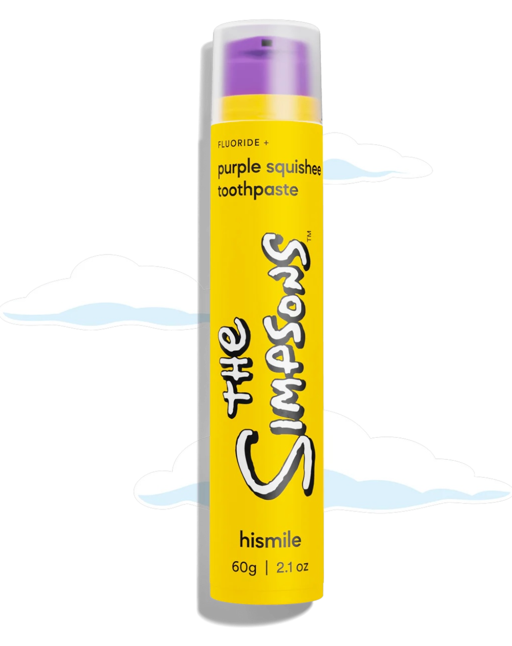Зубна паста з фруктовим ароматом Hismile The Simpsons Purple Squishee Toothpaste 60g