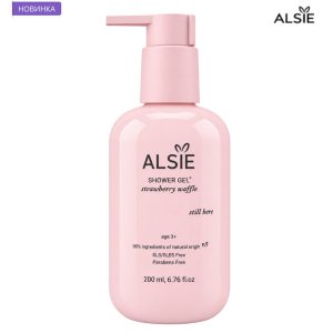 Дитячий гель для душу ALSIE Shower Gel Strawberry Waffle , 200 мл