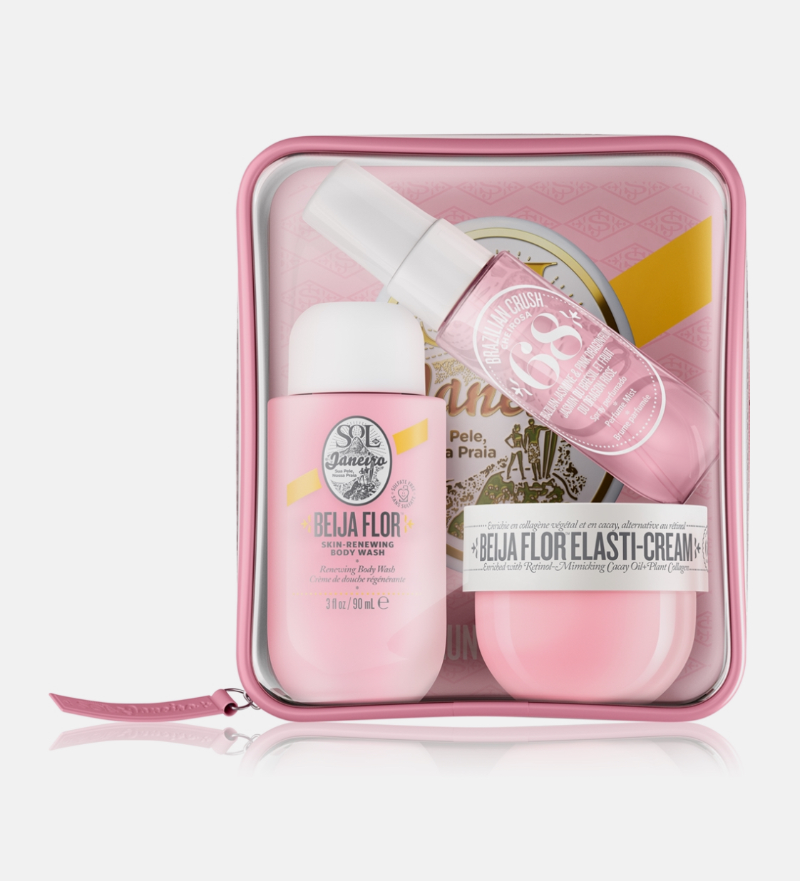 Набір мініатюр з косметичкою Sol de Janeiro Beija Flor™ Jet Set