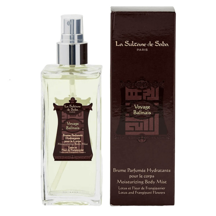 Парфумований Спрей для Тіла La Sultane de Saba Voyage Balinais Moisturizing Body Mist Lotus and Frangipani Flowers (Body Water Bali) 200 мл